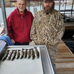 6 Rainbow Trout caught by 2 people in Branson