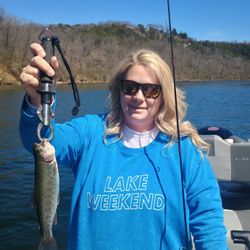 Rainbow trout caught in Missouri