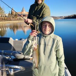 Photograph of a rainbow trout caught in MO