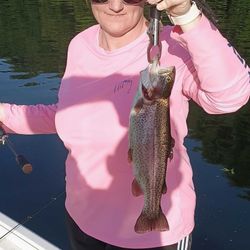 Rainbow trout caught while fishing in Missouri