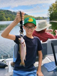 Rainbow trout caught while fishing in MO