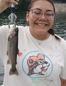Stunning rainbow trout caught fishing in MO