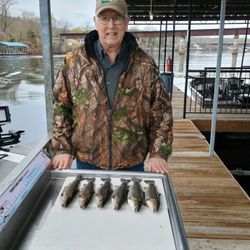 Six rainbow trout fishing in Branson
