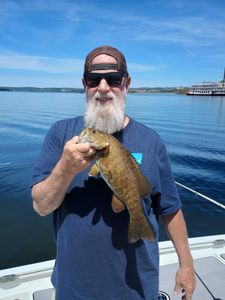 Smallmouth bass caught while fishing in MO