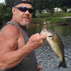 A lone angler fishing in Branson