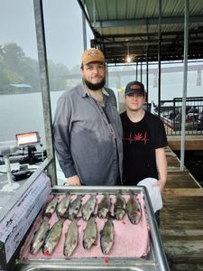 Two people fishing in Missouri