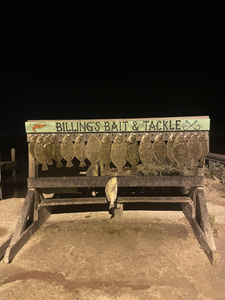 One fisherman catching fish in TX