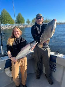 2 anglers fishing in MI
