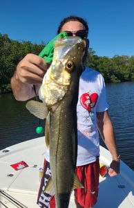 Snook catch close to home