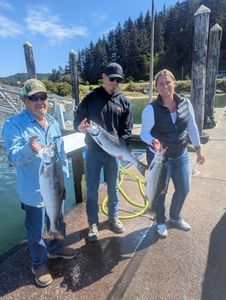 3 Chinook Salmon caught while fishing in OR