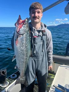 Coho Salmon caught while fishing in OR