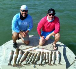 9 fish caught while fishing in TX