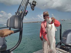 Fishing in Texas,  Hooked a Beautiful Black Drum