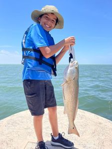 Redfish caught on a fishing trip in TX