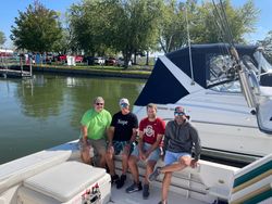Five people fishing in Ohio
