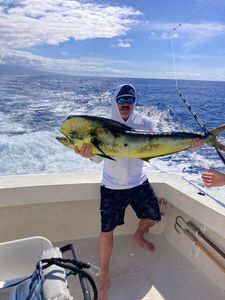 Lone angler fishing in Hawaii