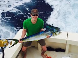 Angler with a 26-inch catch in Kailua-Kona