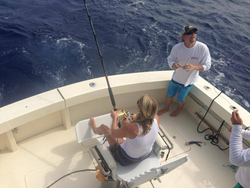 Angler fishing in Hawaii
