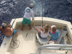 Fishing scene in Kailua-Kona