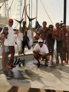Wahoo fish caught in Kailua-Kona during fishing trip