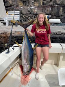 Yellowfin Tuna, 39 inches, fishing in HI