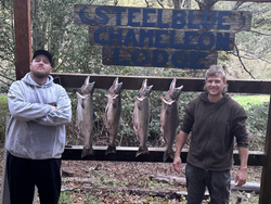 4 fish caught in Port Orford
