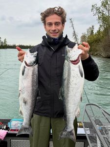 Coho salmon fishing in OR