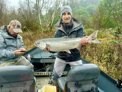 Rainbow trout caught in OR while fishing