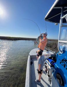 Targeting redfish, Texas.