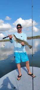 One person fishing in Rockport
