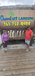 Two people fishing in Rockport