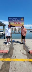 Two people fishing in Rockport