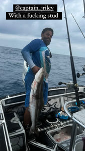 Cobia fish caught by an angler in Port Canaveral
