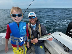 Two anglers fishing in North Carolina