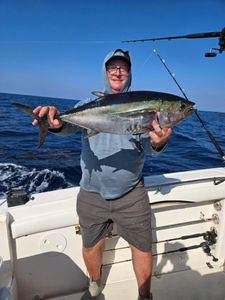 Caught a Blackfin Tuna while fishing in North Carolina