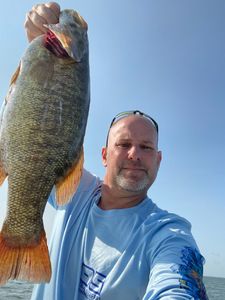 A single angler fishing in OH