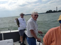 Anglers fishing in Port Clinton