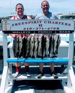 9 fish caught during Port Clinton fishing trip
