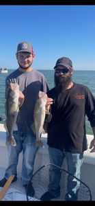Two walleye caught during fishing trip in Port Clinton OH