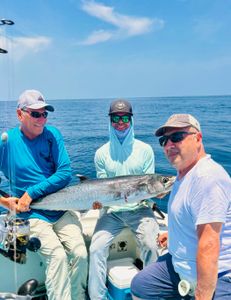 One king mackerel, 27 inches long, caught while fishing in FL