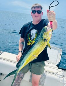 A lone angler fishing in Florida