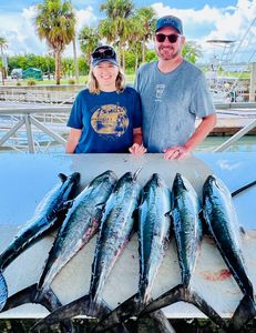 3 king mackerel, 29 inches long, caught fishing in FL