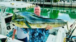 A person fishing in Vero Beach