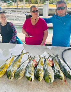 4 people fishing in Vero Beach