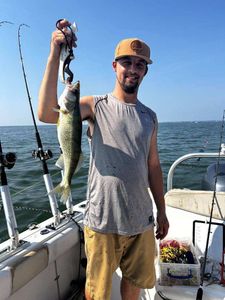 One person fishing in Ohio