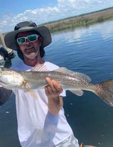Spotted Weakfish, 22 inches, fishing in FL
