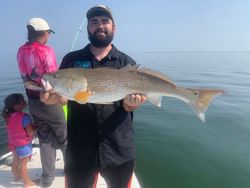 Image of a 36-inch redfish caught while fishing in FL