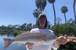 Redfish caught while fishing in FL