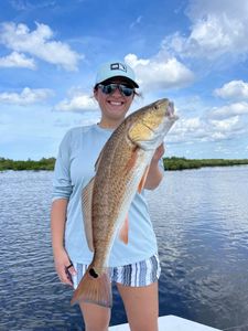 Redfish caught on fishing trip in Spring Hill