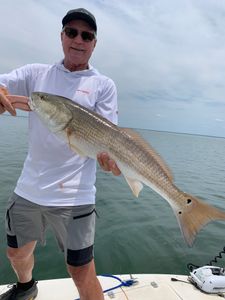 Caught a 27-inch fish while fishing in FL.